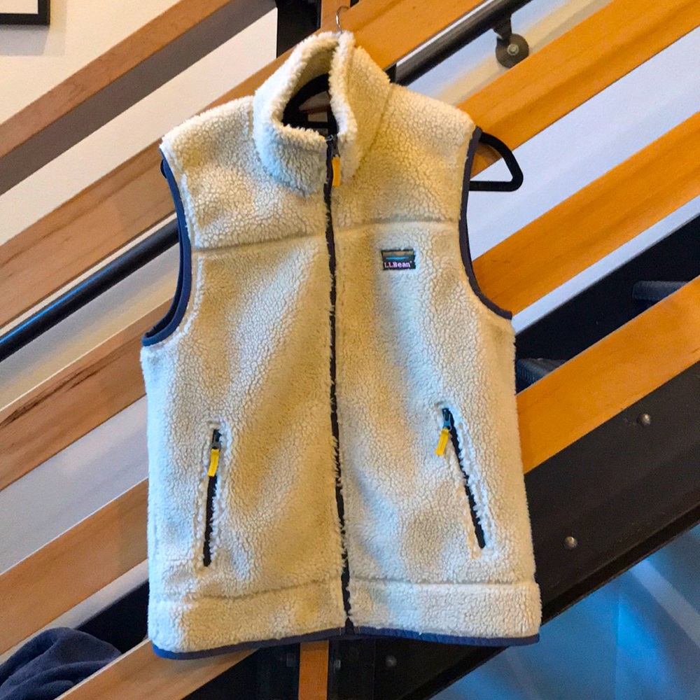 L.L Bean Furry Vest